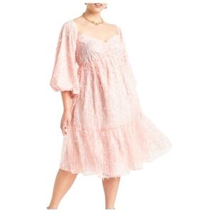 NWT Eloquii Elegant Pink Women's Dress